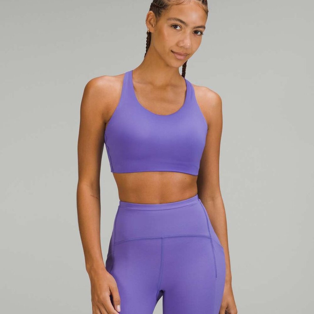 Lululemon Energy Bra  High Support Charged Indigo Size 32C